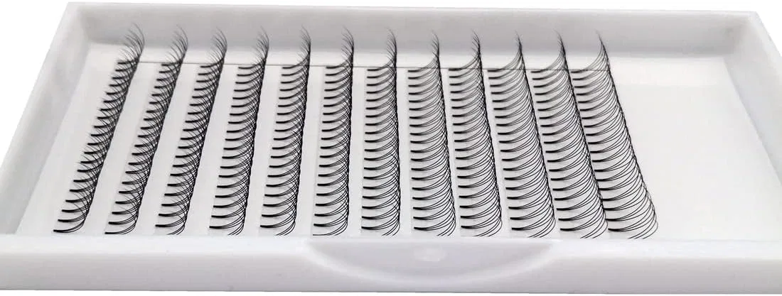 Ресницы 3D Volume ME.LASH 5 коробок 15 мм D-0.10 мм черный — фото 3