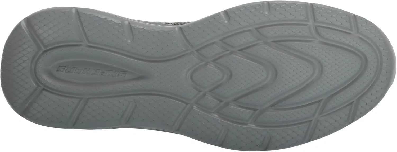 Мужские лоферы Skechers USA Yarn Crispin Bungee Lace Slip-On, Gray — фото 4