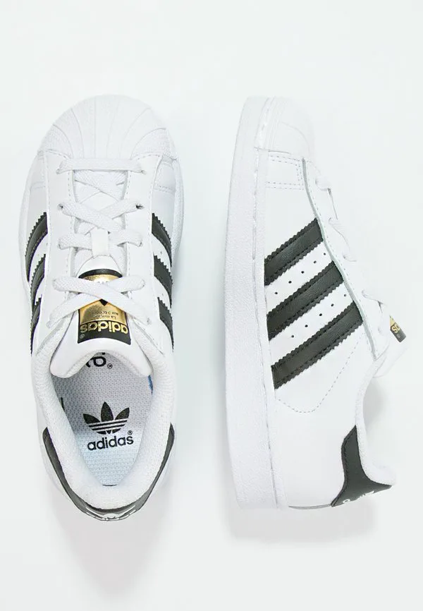 Низкие кроссовки superstar foundation Adidas Originals, White/Core Black — фото 2