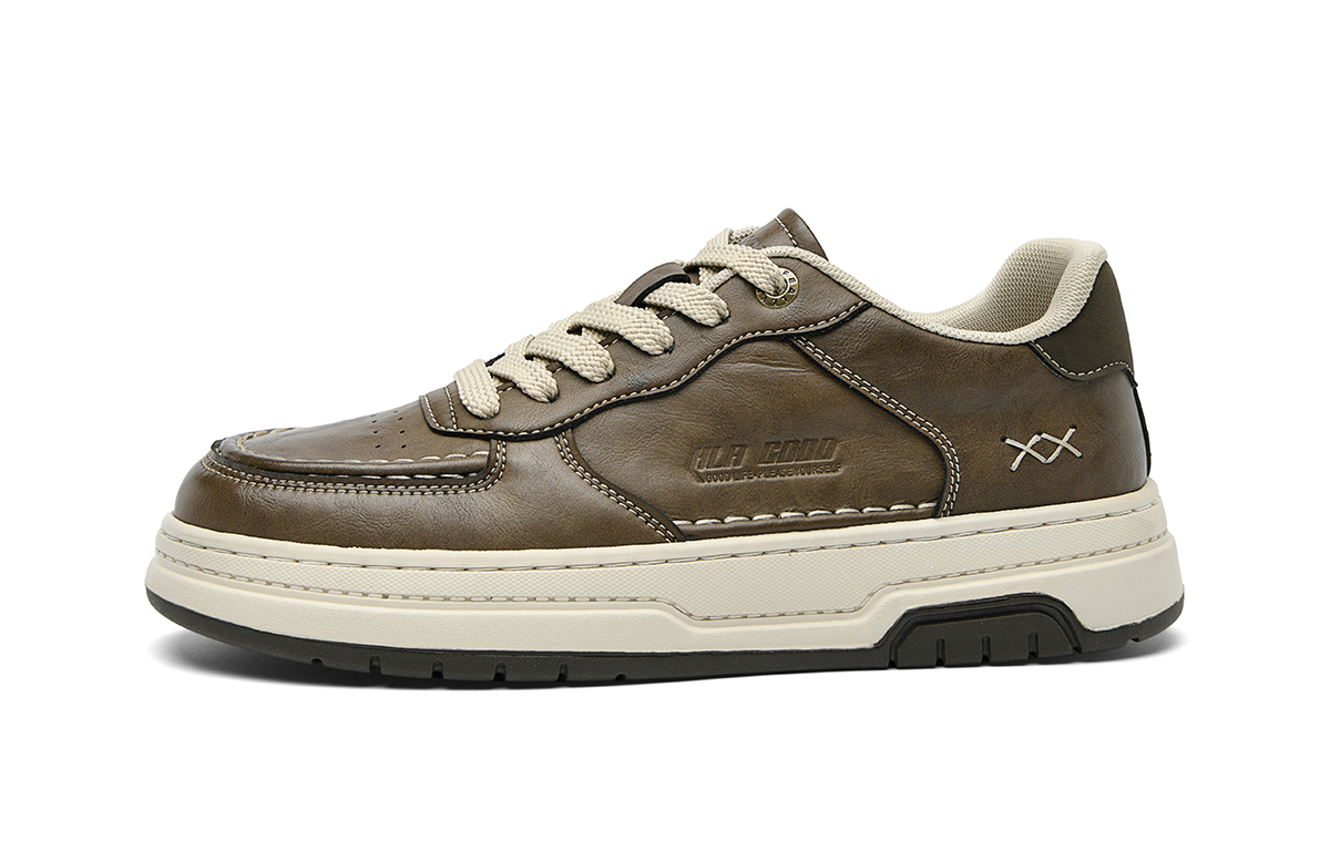 

HLA Мужские низкие скейтерские кеды цвета хаки, цвет Khaki