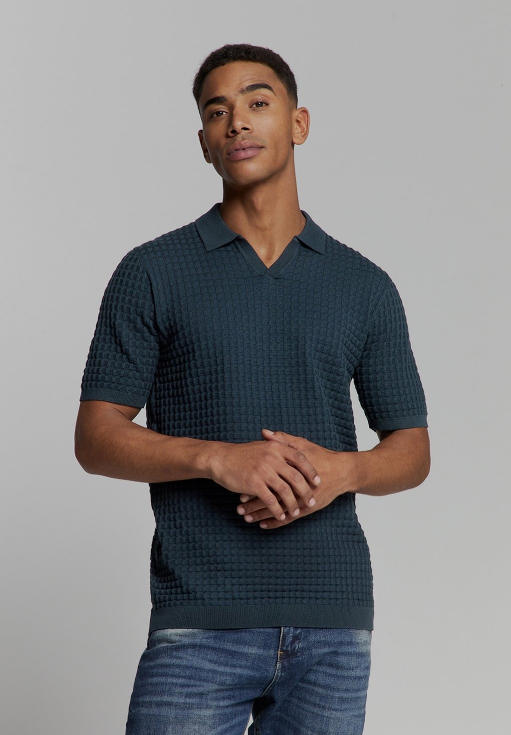 

Рубашка поло SHORT SLEEVE NO EXCESS, темно-синий