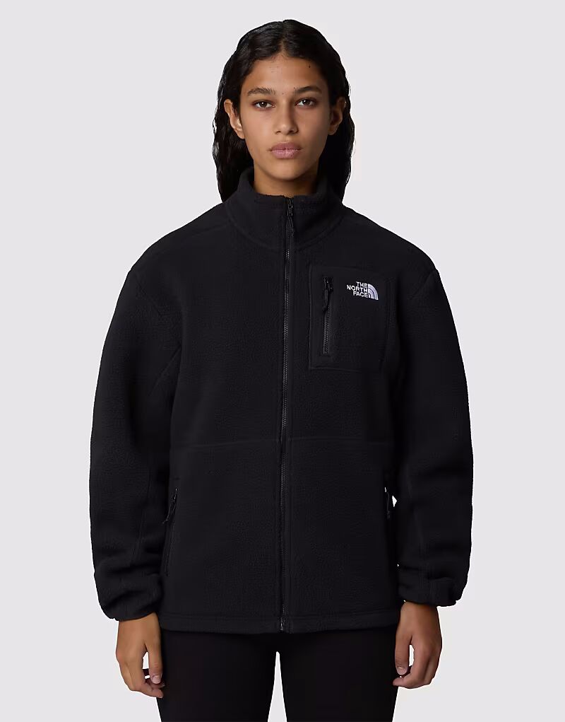 

Флисовая куртка North Face Yumiori с застежкой-молнией в цвете tnfblack/tnfblack/tnfblck The North Face
