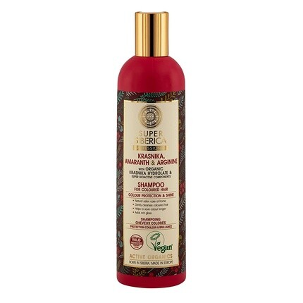 

Шампунь Super Cranberry Amarant & Arginine для окрашенных волос 400 мл, Natura Siberica