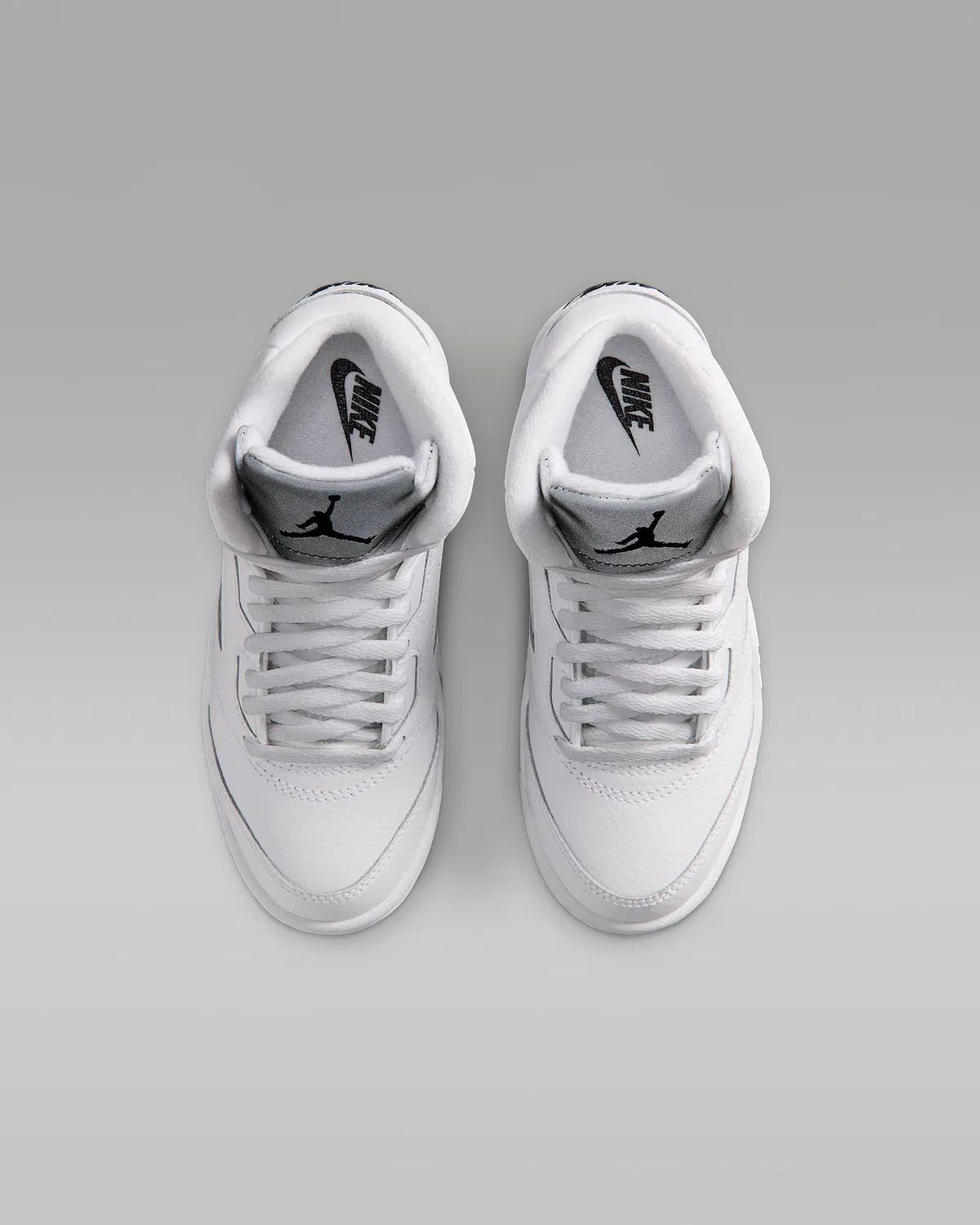 Детские кроссовки Jordan 5 Retro OG "White Metallic", White/Metallic Silver/Black — фото 4
