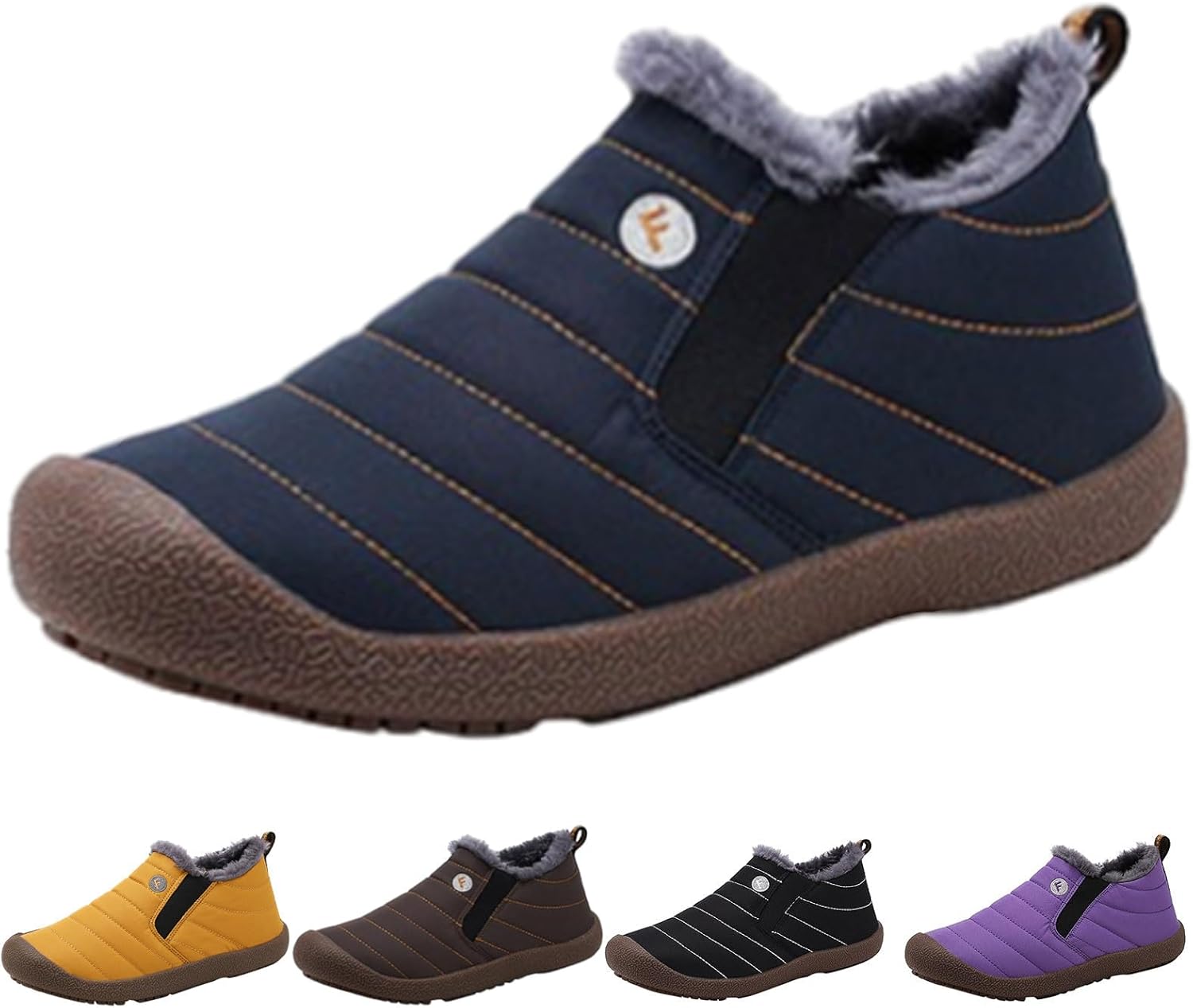 

Мужские сапоги Dsisskai Kaegreel, водонепроницаемые утепленные мехом снегоступы Kaegreel для мужчин, зимние легкие обувь на липучке с противоскользящей подошвой для мужчин и женщин, синий