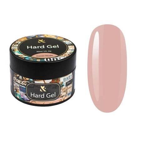 FOX Hard gel Cover Nude с консистенцией базы для ногтей, 30 мл — фото 2