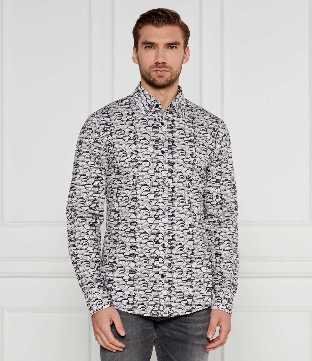 

Рубашка Joop! Jeans Hanson3 Regular Fit, черный