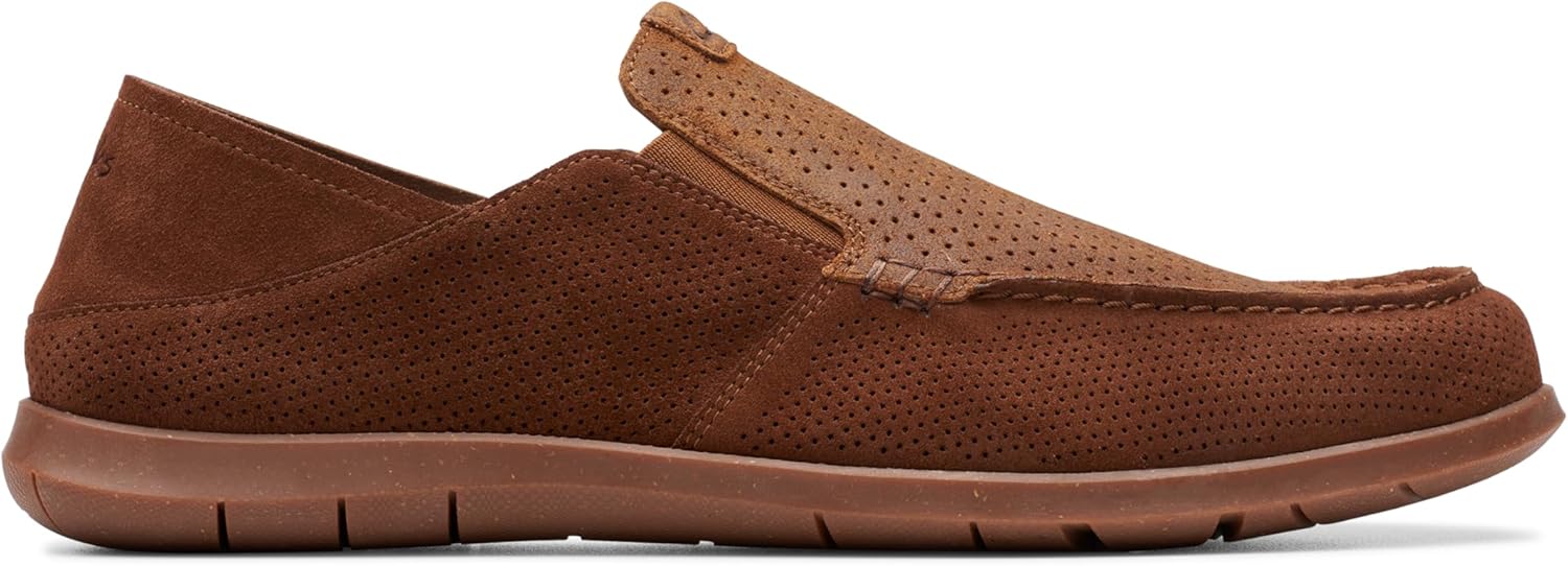 Мужские мокасины Clarks Flexway Easy, темно-коричневый — фото 2