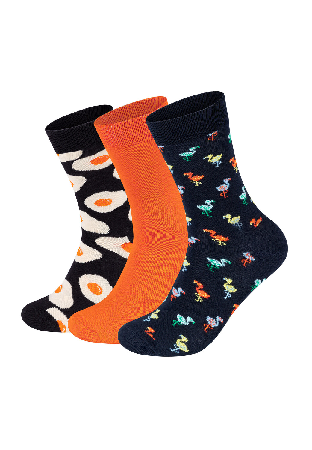 

Носки Happy Socks 3 Pack Sunny Side Up Solid Flamingo Socks, цвет multi_coloured