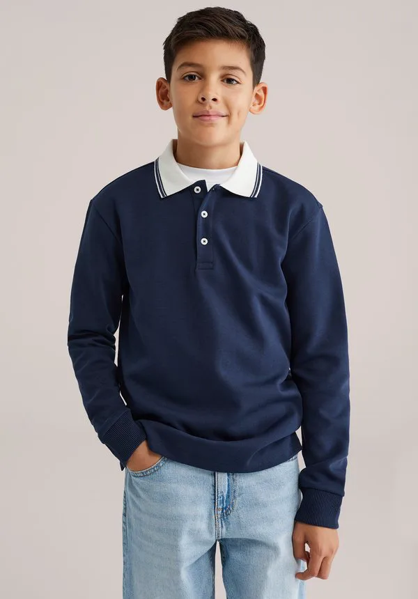 Рубашка поло We Fashion, Dark Blue — фото 3