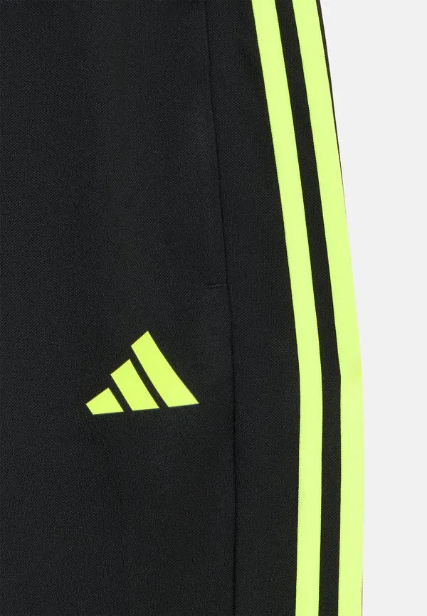 Тренировочные штаны, спортивные брюки унисекс Adidas Performance, Black/Team Solar Yellow /Lucid Red — фото 3