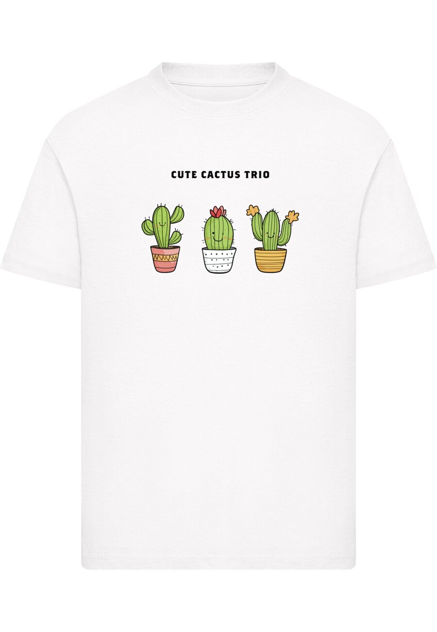 

Рубашка Merchcode Cute Cactus Trio, белый