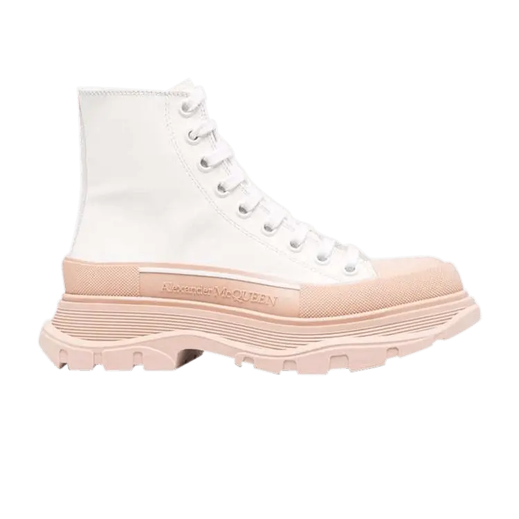 Кроссовки Alexander McQueen Alexander McQueen Wmns Tread Slick Boot 'White Tea Rose', белый