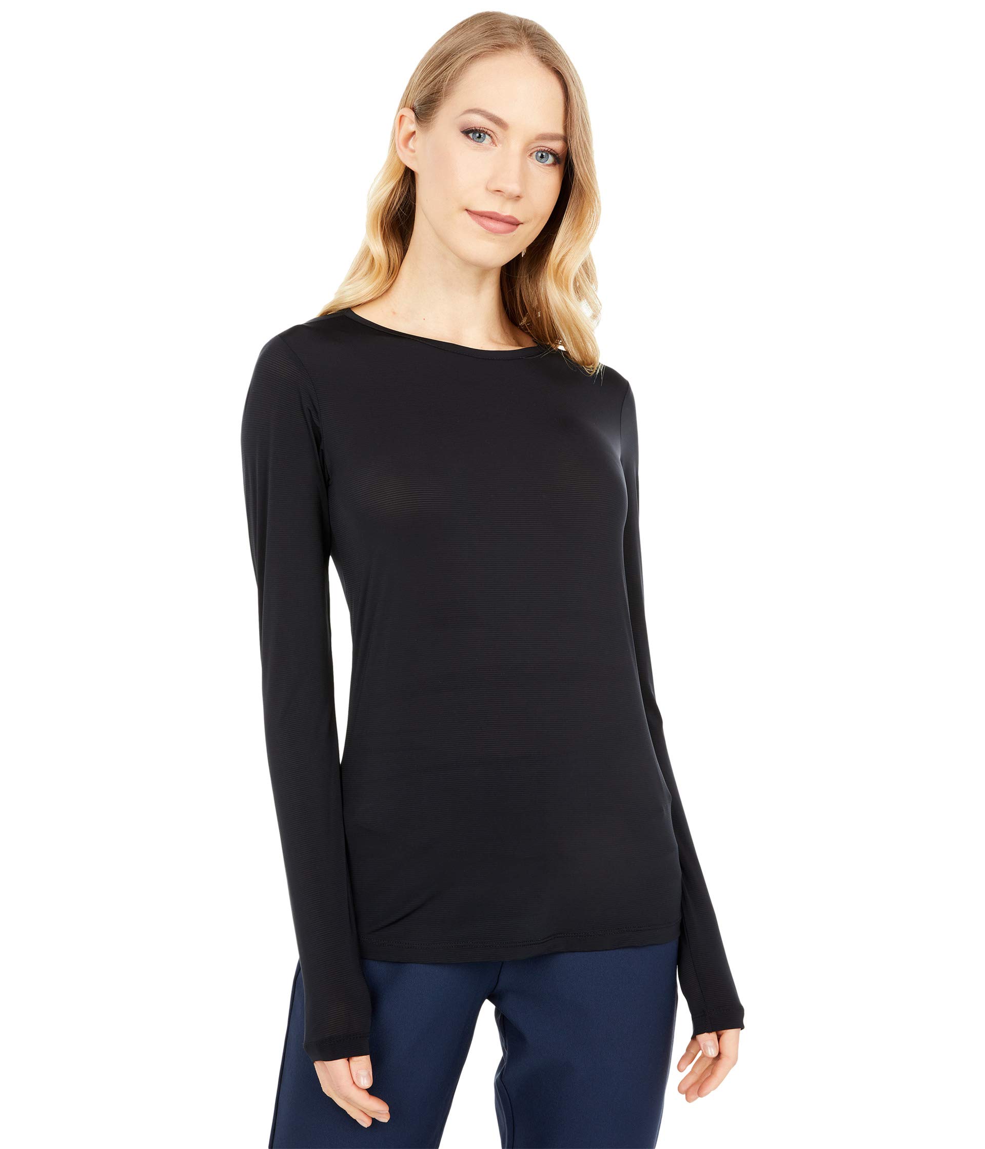 

Топ Jamie Sadock Sunsense Crew Neck Top Long, цвет Jet