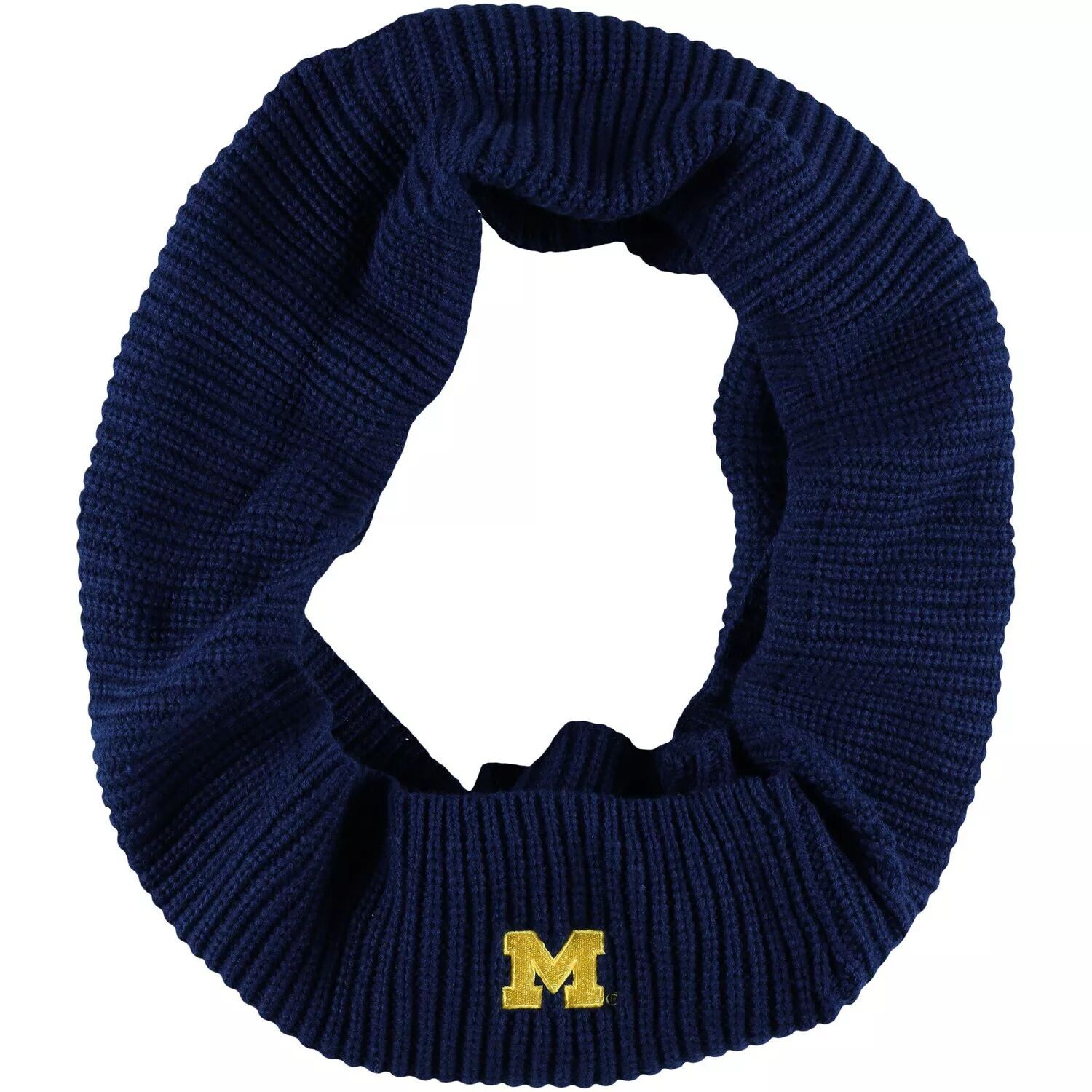 

Женский вязаный шарф с капюшоном ZooZatz Michigan Wolverines Infinity