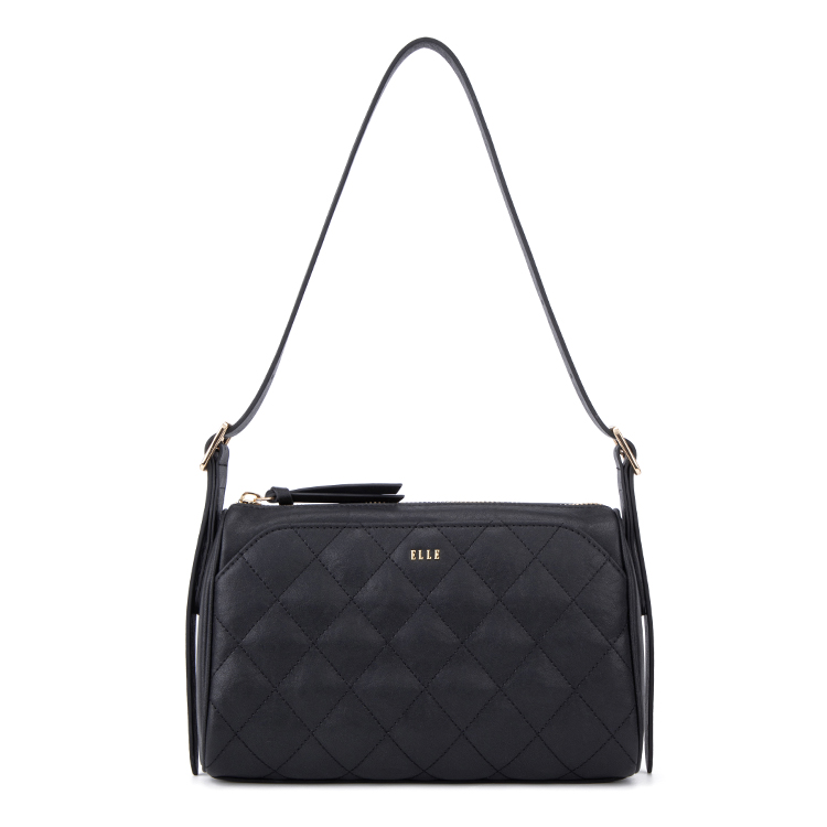 

ELLE Синтетическая кожаная сумка кроссбоди, наплечная сумка Regular Women's Brown/Black