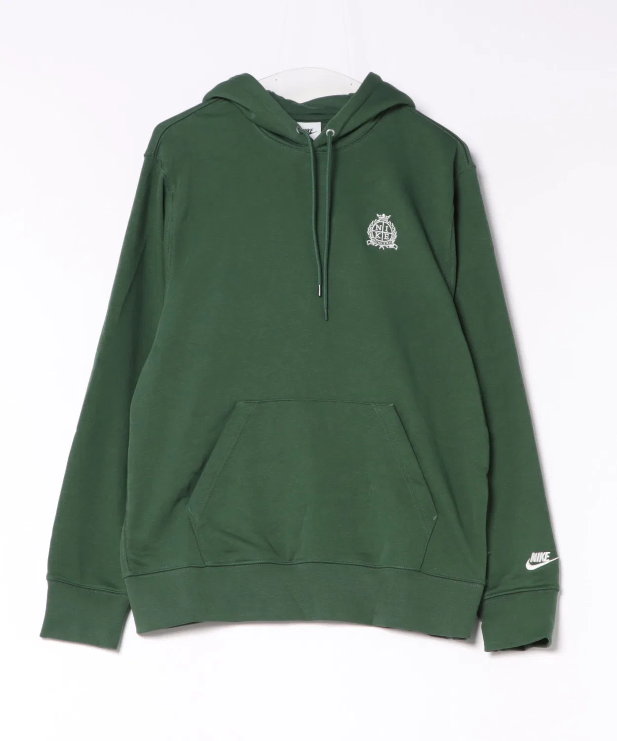 Мужской худи из футера Nike Club Fleece, с принтом, Green