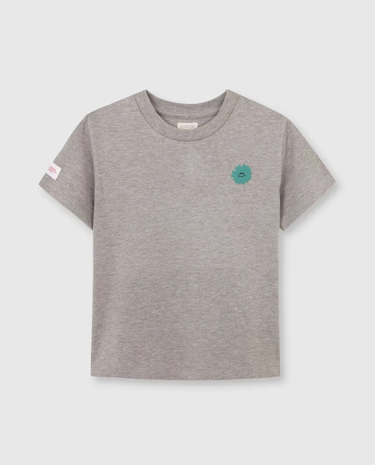 Детская футболка для мальчиков с принтом Gocco, Light Grey