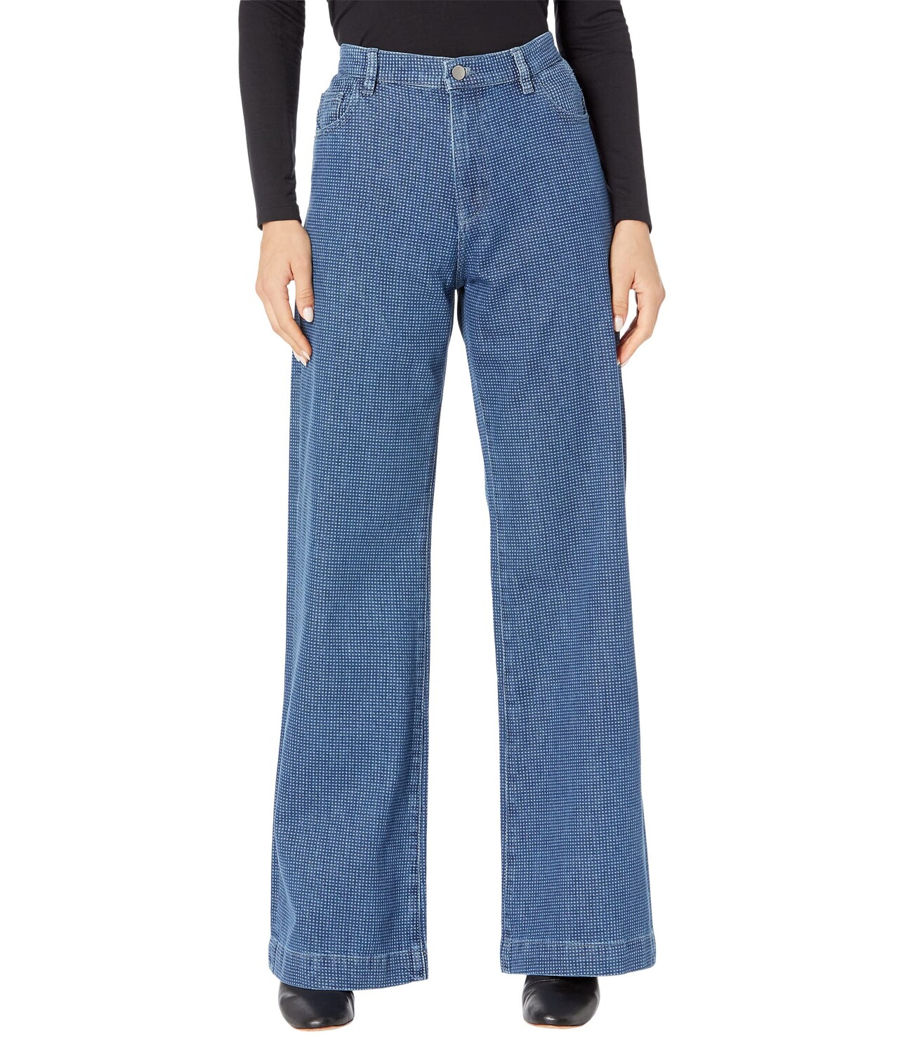 

Джинсы DL1961, Zoie Wide Leg in Mid Laser