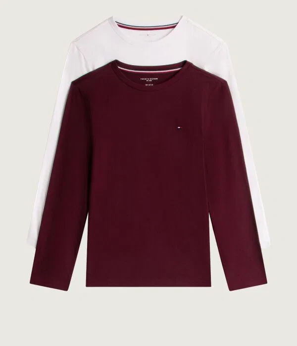 Детский комплект лонгсливов для девочек Tommy Hilfiger, мультиколор