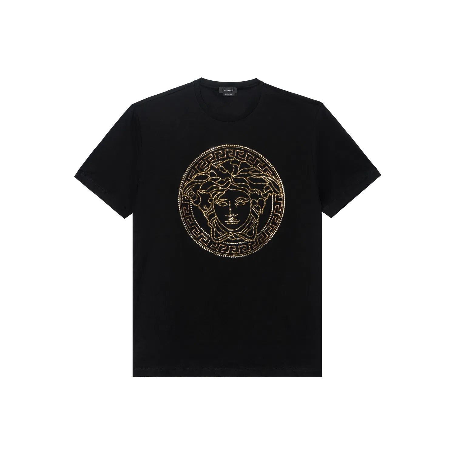 Мужская футболка с круглым вырезом VERSACE, Black