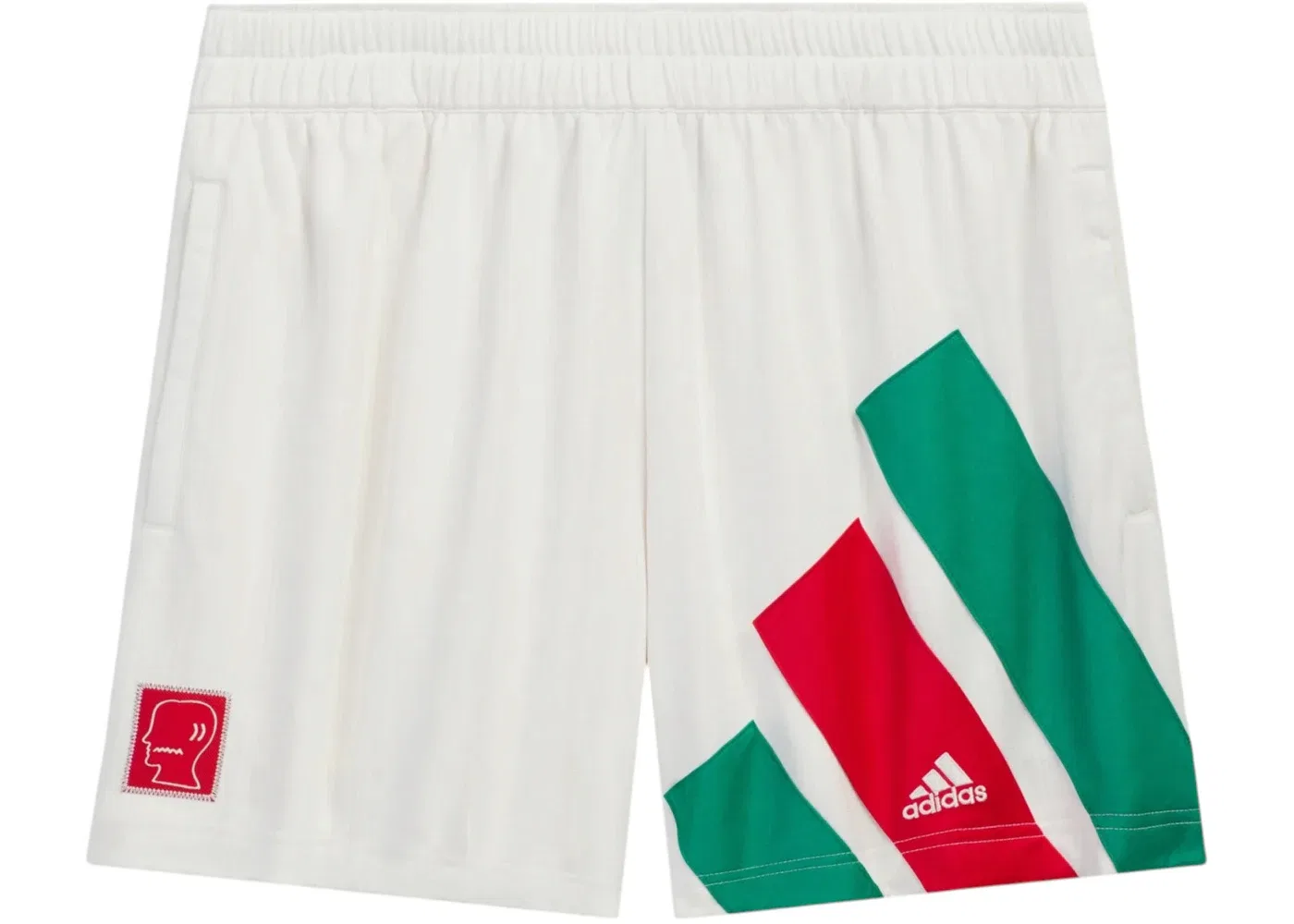 Мужские шорты с принтом Adidas x Brain Dead x Disney Shorts, Chalk White