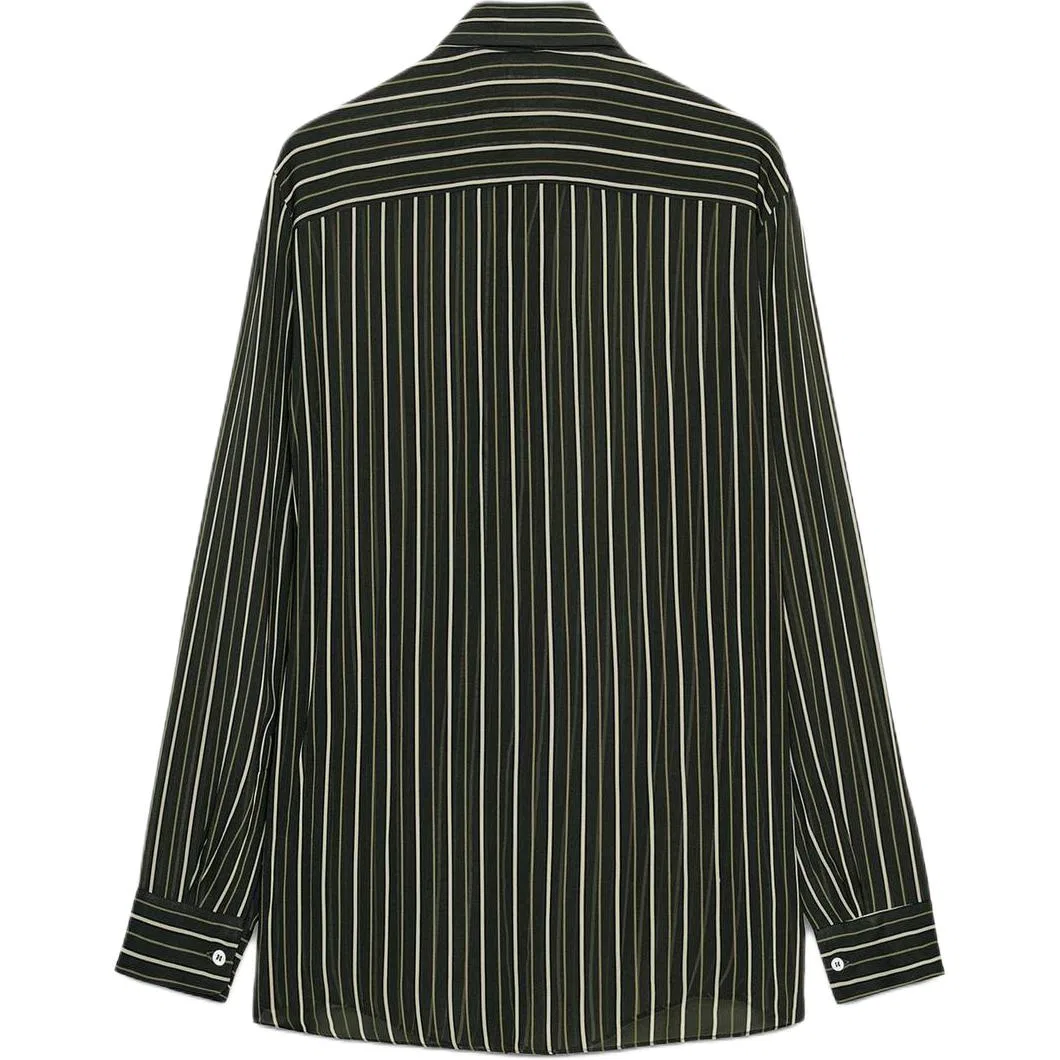 Женская рубашка с принтом в полоску ZARA, Stripes — фото 3