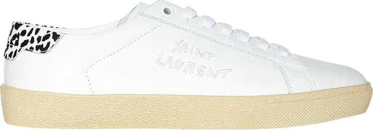 

Кроссовки Saint Laurent Wmns Court Classic SL/06 Low Leopard, белый