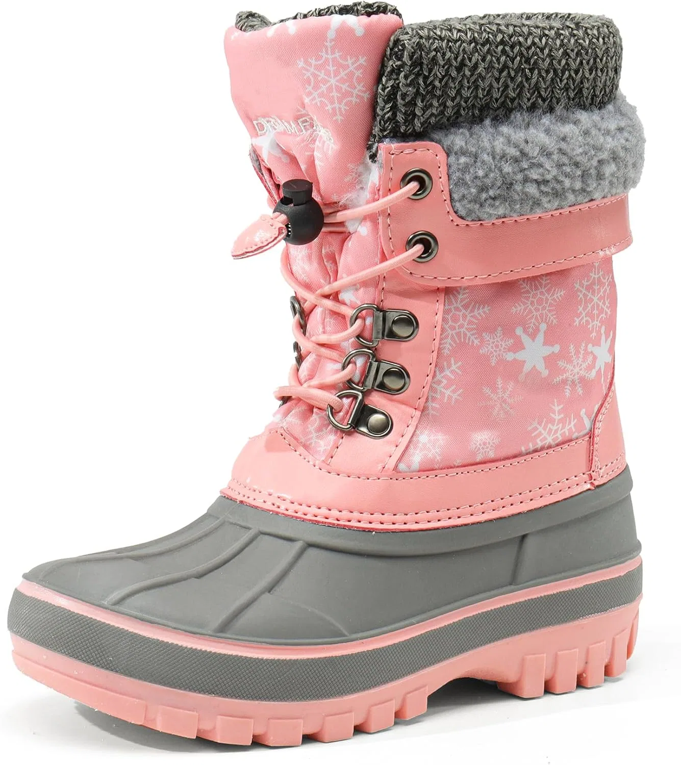 Детские зимние ботинки для девочек с мехом DREAM PAIRS, Pink