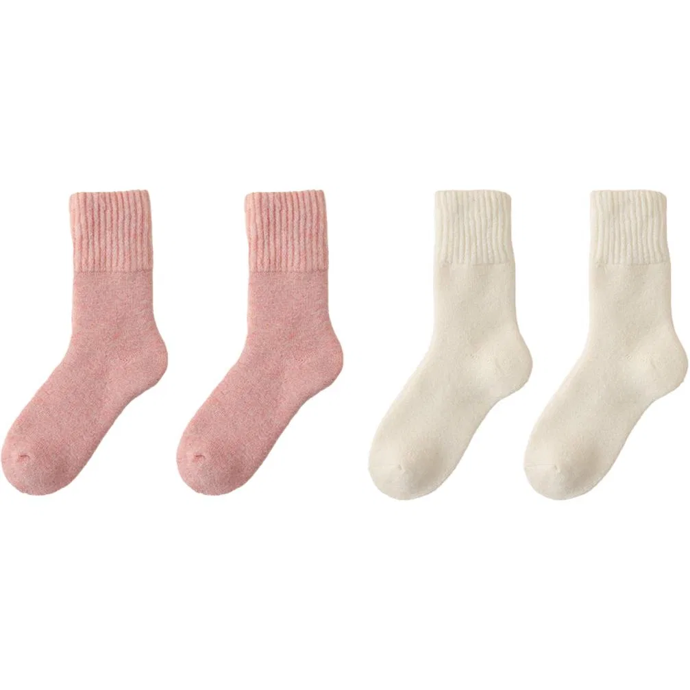 Детские носки с принтом, комплект из 4 пар, MADALLO, Pink/White
