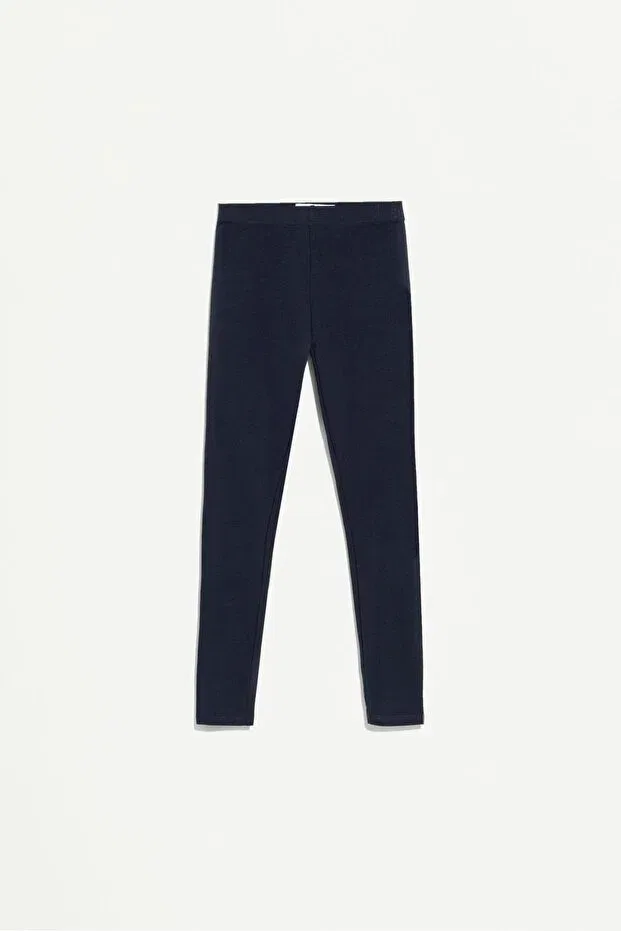 Детские леггинсы для девочек с зауженным кроем Lefties, Medium Gray — фото 2