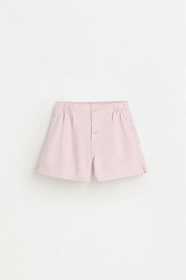 Детские шорты для девочек хлопковые Pensli Lefties, Lilac Pink