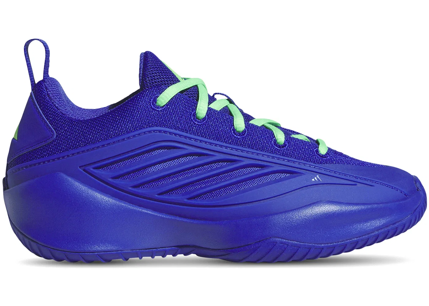 Детские кроссовки для мальчиков с застежкой-липучкой Adidas Believe That 1, Velocity Blue/Velocity Blue/Lime Green