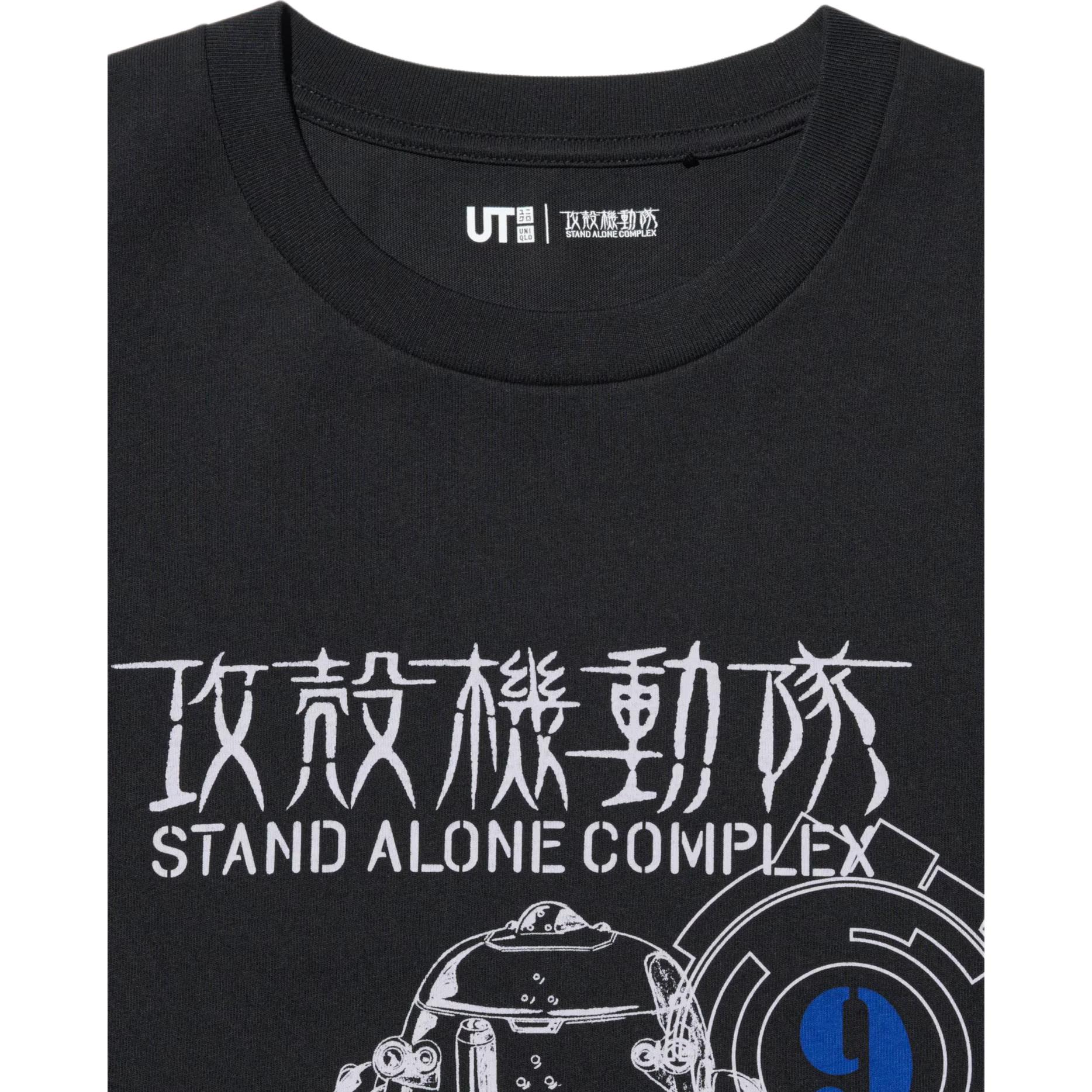 UNIQLO Футболка S.A.C. S.A.C. Collaboration SS25 мужская Black — фото 3