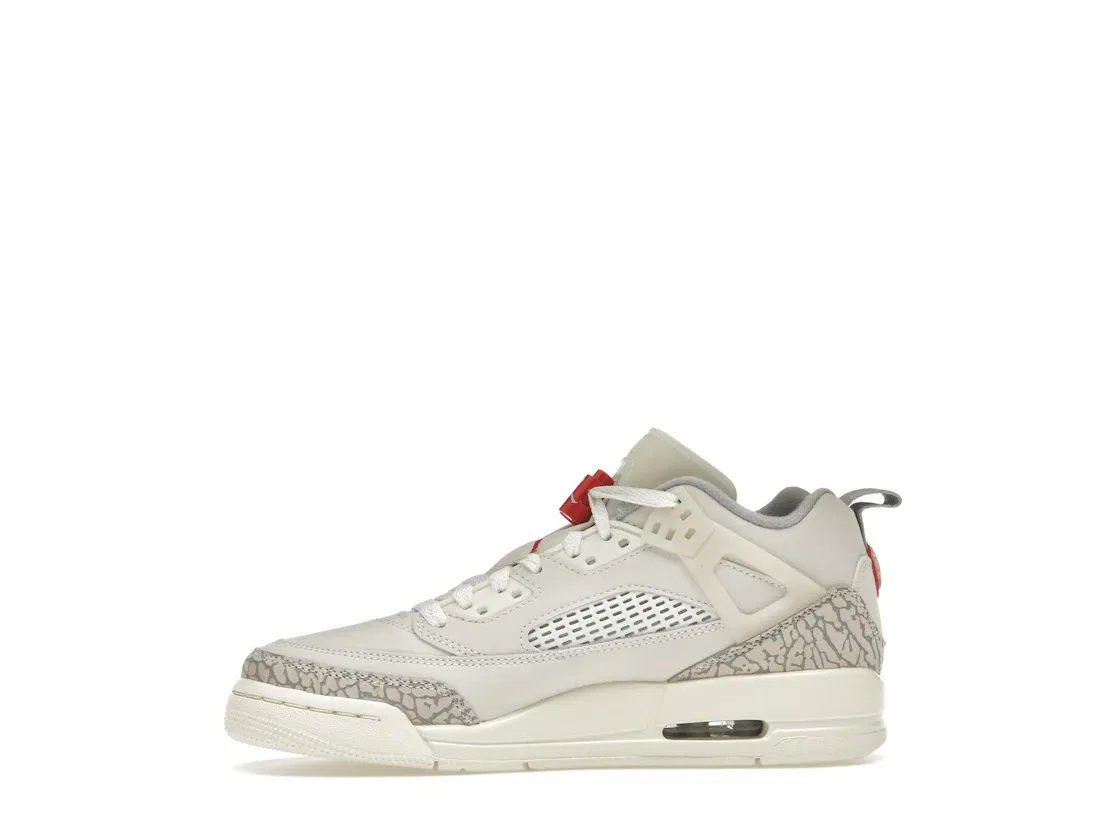 Детские кроссовки Lifestyle Jordan Spizike Low Jordan, Sail/University Red/Coconut Milk/Sandstone/Smoke Grey — фото 3