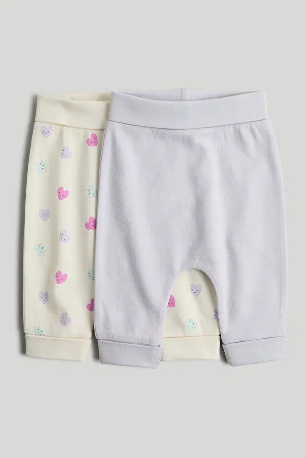 Детский комплект спортивных штанов с принтом Heart Bottom Tracksuit Set Mothercare, Multicolor
