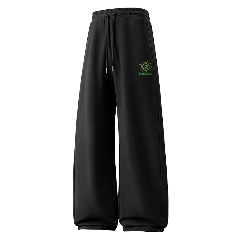 Детские повседневные брюки из плотного хлопка MINISO, Palm Green — фото 3