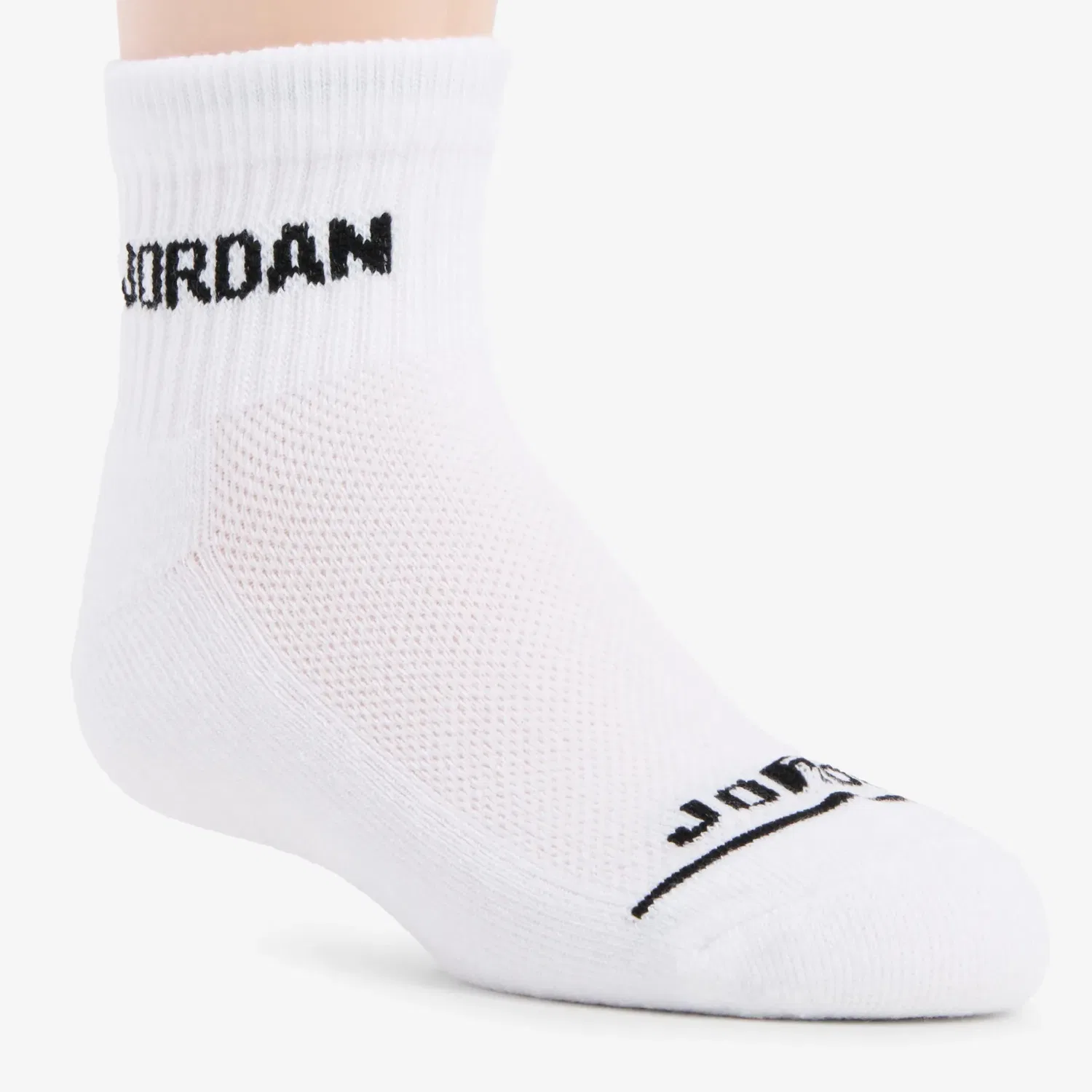 Набор из 6 пар средних носков Jordan Legend до щиколотки, White — фото 2