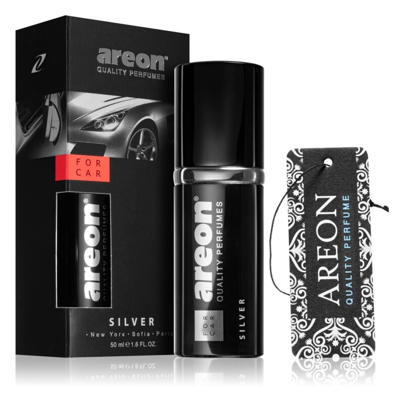 

Автомобильный освежитель воздуха Areon Parfume Silver