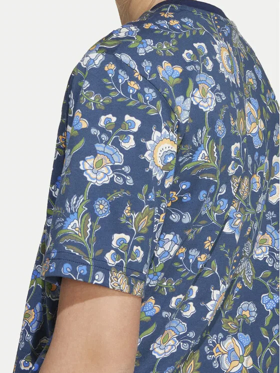 Футболка loose fit Liberty London Adidas, темно-синий — фото 4
