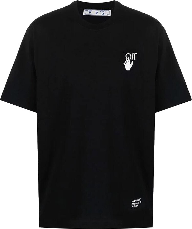 

Футболка Off-White Caravaggio Arrow Short-Sleeve Over Skate Tee 'Black/White', черный