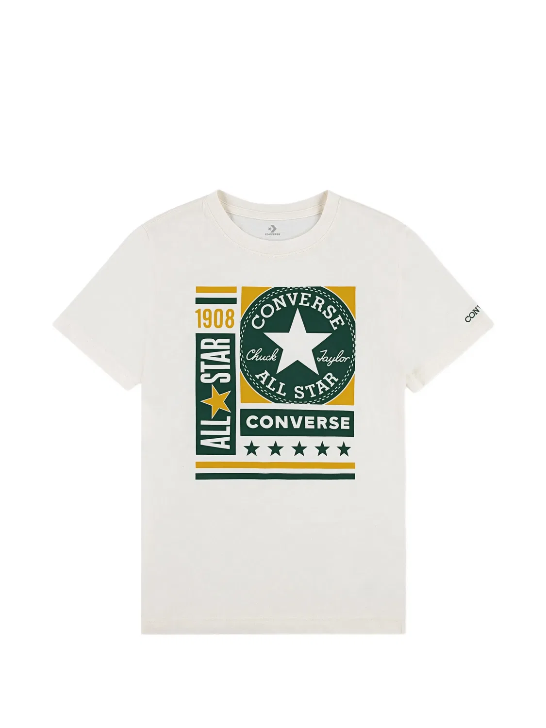 Футболка с коротким рукавом Converse Kids, нейтральные цвета