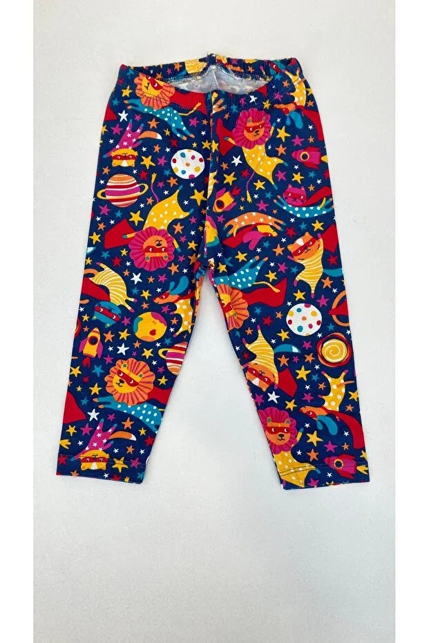 Детские леггинсы для девочек с принтом Fuar Baby, Star Patterned — фото 2