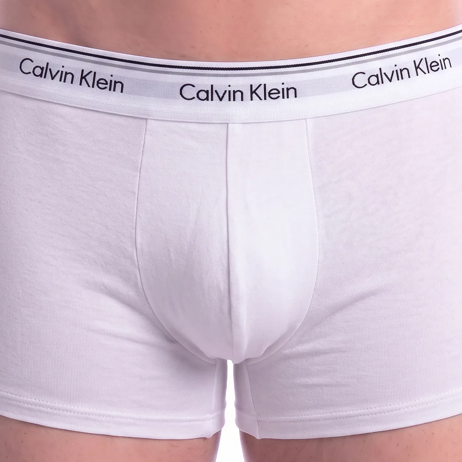 Комплект боксеров хлопковый White Calvin Klein, белый — фото 3