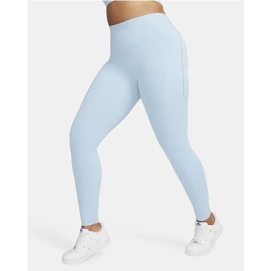 Женские леггинсы для тренировок с высокой посадкой Dri-Fit Universa Nike, Синий — фото 2