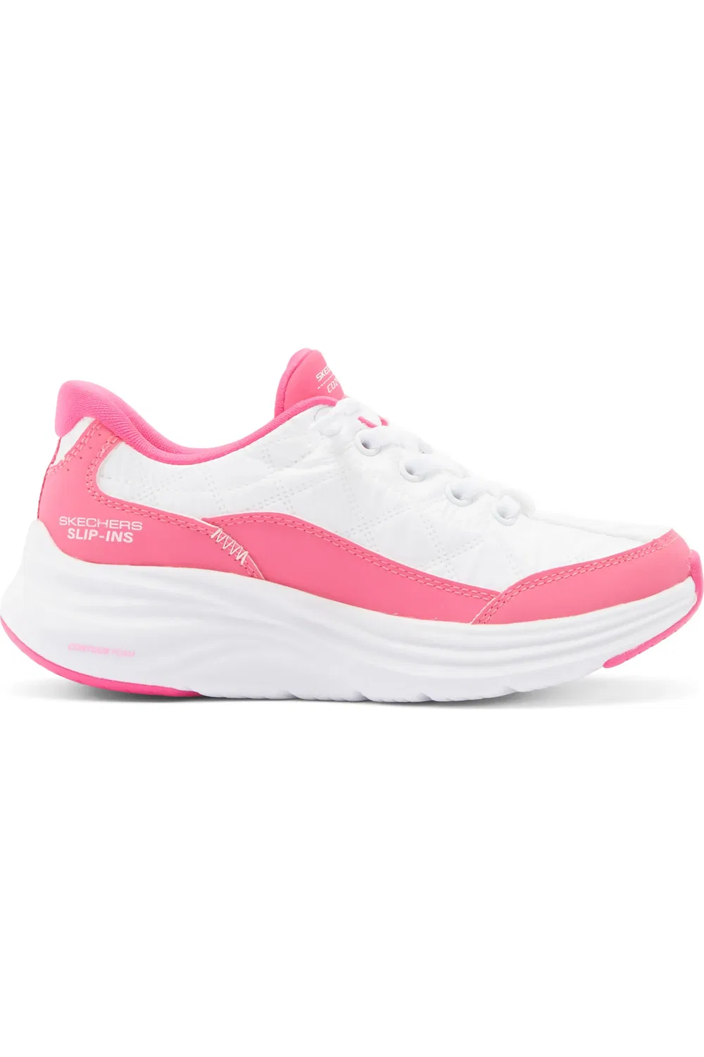 Кроссовки детские с контурной пеной Contour Foam SKECHERS, белый/розовый — фото 3