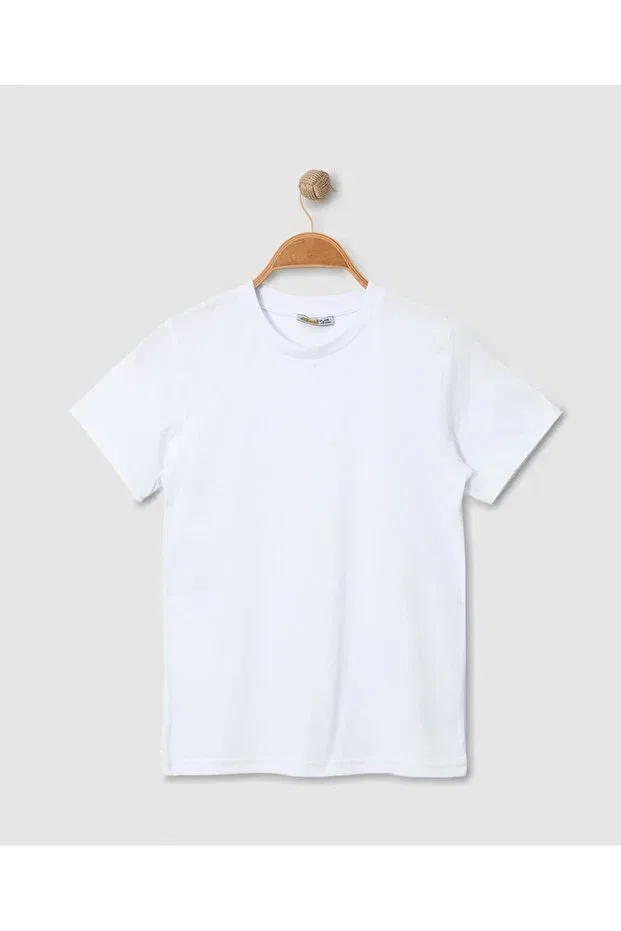 Детская футболка для мальчиков хлопковая Alme, White