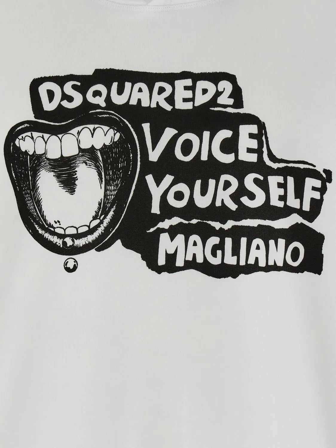 Мужской свитшот с принтом Bicolor Cotton Sweatshirt Dsquared2, Bicolor — фото 4