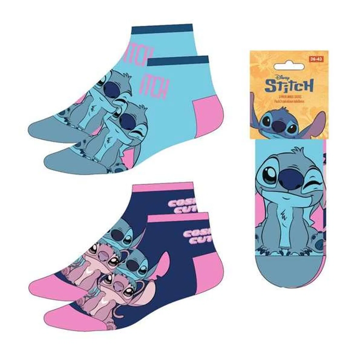 Детские носки с принтом Stitch Disney, Bunt