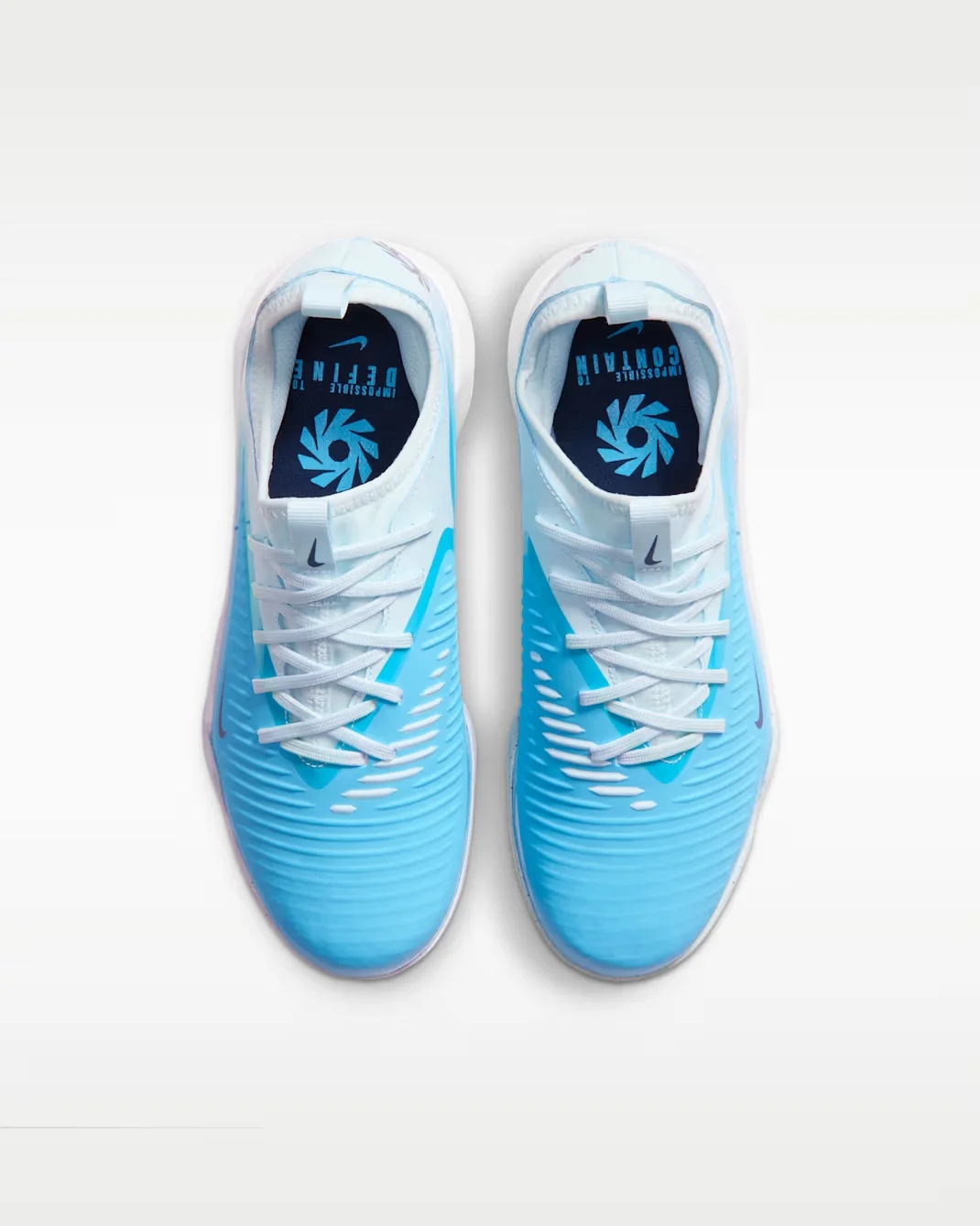 Бутсы подростковые для игры на искусственном газоне Nike Jr. Phantom 6 Low 'Erling Haaland', синий — фото 3